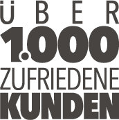 Über 1.000 zufriedene Kunden